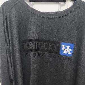 Majestic Gray Kentucky Blue Nation Men's Shirt